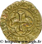Denier Tournois - François I 1st type, France, 1530-1532 reverse image