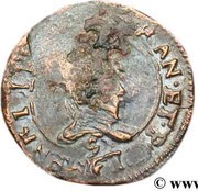 Denier Tournois - Henri III Rennes obverse image