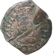 Denier Tournois - Henri III Nantes; 1st type obverse image