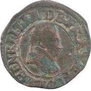 Denier Tournois - Henri III Rouen obverse image