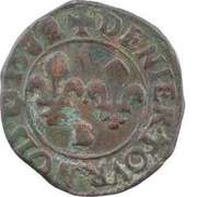Denier Tournois - Henri III Rouen, France, 1579-1593 reverse image