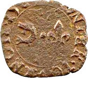Denier Tournois - Henri III Dauphiné; Type A; Z on obverse, France, 1585 reverse image