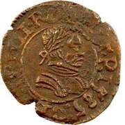 Denier Tournois - Henri III Lyon; 1st type obverse image