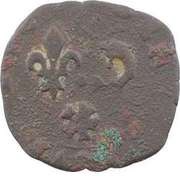 Denier Tournois - Henri III Dauphiné; Type C reverse image