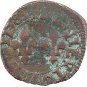 Denier Tournois - Henri III Toulouse, France, 1595 reverse image