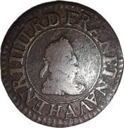 Denier Tournois - Henri IV Paris obverse image