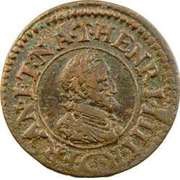 Denier Tournois - Henri IV Nantes obverse image