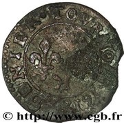 Denier Tournois - Louis XIII Bordeaux; 1st type, France, 1610-1621 reverse image