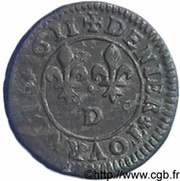 Denier Tournois - Louis XIII Lyon; 1st type, France, 1611-1615 reverse image