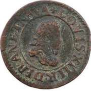 Denier Tournois - Louis XIII Lyon; 2nd type obverse image