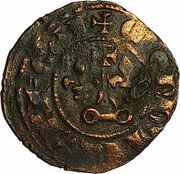 Double Tournois - Philip IV 1st type, France, 1295-1303 reverse image