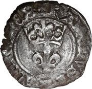 Double tournois dit "niquet" - Charles VI dit "le fou" obverse image