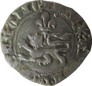 Double tournois or niquet says "léopard" obverse image