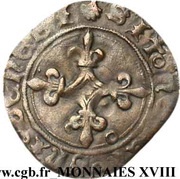 Double tournois dit Niquet - Charles VIII, France, 1489 reverse image