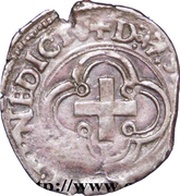 Double Tournois - François I 1st type, France, 1541-1547 reverse image