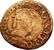 Double Tournois - Henri III Troyes mint obverse image