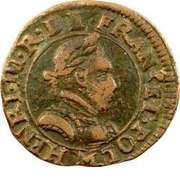 Double Tournois - Henri III Toulouse mint; Type 1A obverse image