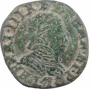 Double Tournois - Henri III Bayonne mint; right portrait obverse image