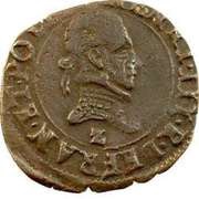 Double Tournois - Henri III Dauphiné mint; Type B; Z on obverse obverse image