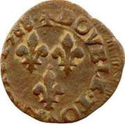 Double Tournois - Henri III Toulouse mint; Type 1B reverse image