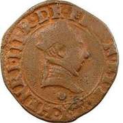 Double Tournois - Henri III Bourges mint obverse image