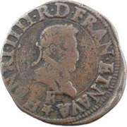 Double Tournois - Henri IV Tours mint obverse image