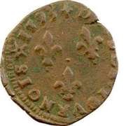 Double Tournois - Henri IV Limoges mint reverse image