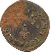 Double Tournois - Henri IV Narbonne mint; 2nd type, France, 1592-1894 reverse image