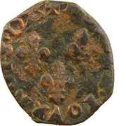 Double Tournois - Henri IV Saint-Palais mint, France, 1593-1595 reverse image