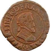 Double Tournois - Henri IV Clermont-en-Auvergne mint; French text obverse image