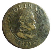 Double Tournois - Henri IV Lyon mint; 2nd type obverse image