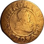 Double Tournois - Louis XIII Lyon mint; 8th type obverse image