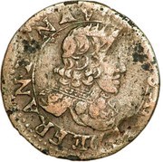 Double Tournois - Louis XIII Stenay mint; 12th type obverse image