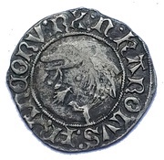 Liard de Bretagne Nantes ou "Dauphin à l'hermine"- Charles VIII dit "l'Affable" obverse image