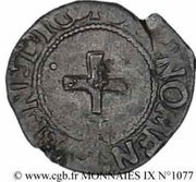 Liard - François I, France, 1541-1547 reverse image