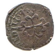 Liard with crowned H - Henry IV 1st type, France, 1593-1594 reverse image