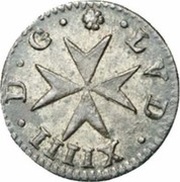 Liard with cross of the Order of the Holy Spirit - Louis XIV obverse image