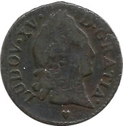 Liard of Aix - Louis XV obverse image