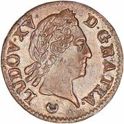 1 Liard - Louis XV obverse image