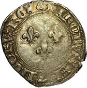 Blanc with three lilies - Charles VII obverse image