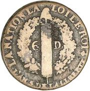 6 Deniers - Louis XVI "FRANÇOIS", France, 1792-1793 reverse image
