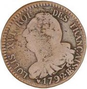 6 Deniers - Louis XVI "FRANÇAIS" obverse image