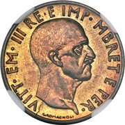 0.05 Lek - Victor Emmanuel III Prova obverse image