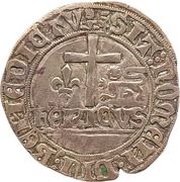 Blanc - Henri VI, France, 1422-1449 reverse image