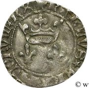 Blanc - Charles VII small type obverse image