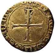 Blanc "au K" ou "des gens d'armes" - Charles VII, France, 1431-1435 reverse image