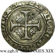 Blanc - Charles VII, France, 1435 reverse image