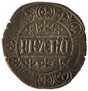Gros aux quadrilobes, France, 1354 reverse image