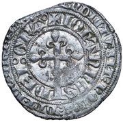 Gros with crown - John II obverse image