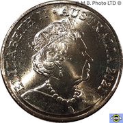 1 Dollar - Elizabeth II 6th Portrait - Wiggles 30 Years - 2021 Crew obverse image